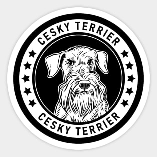 Cesky Terrier Fan Gift Sticker